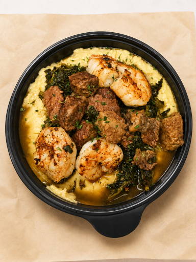 Grits and... $15